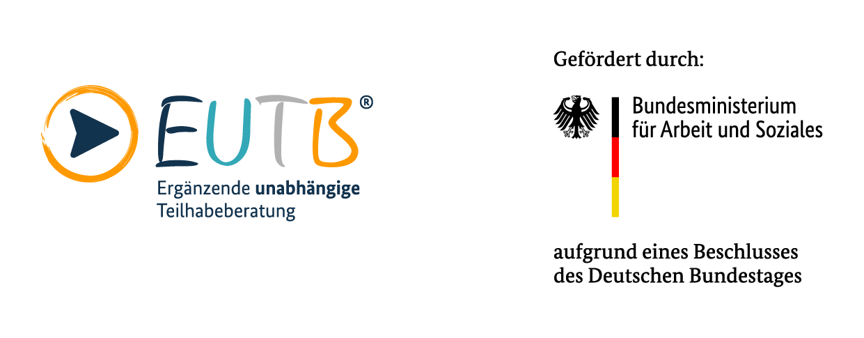 Logos der EUTB und des BMAS