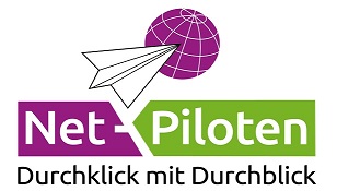 Logo des Projekts Net-Piloten, Durchklick mit Durchblick